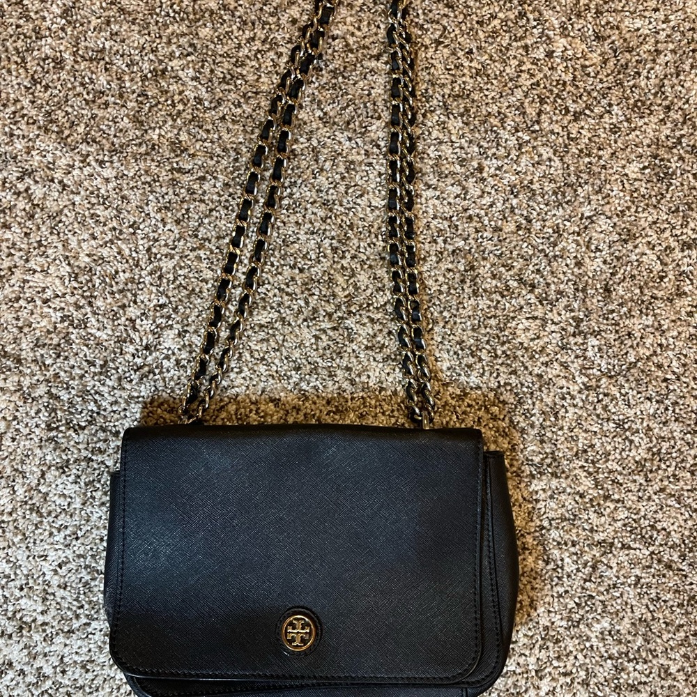Tory Burch Black Chain Shoulder Bag